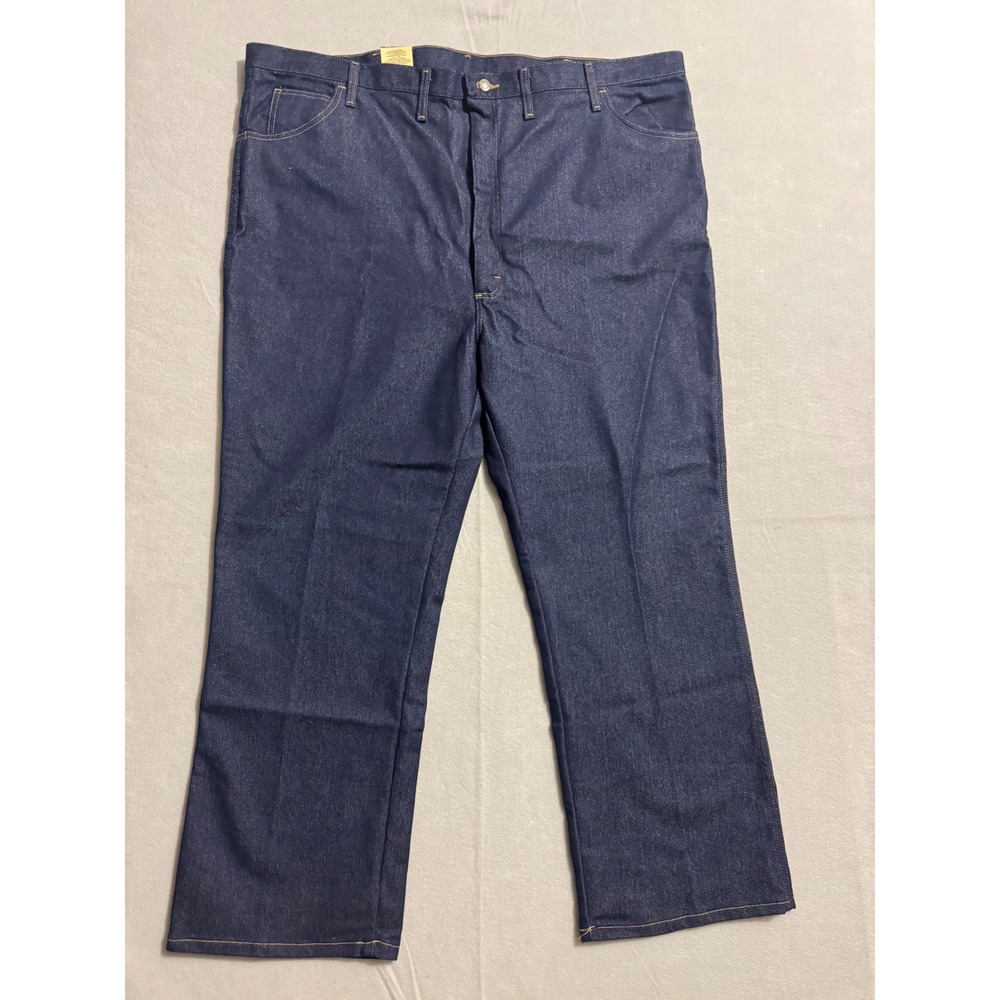 Wrangler Rugged Wear Mens Regular Stretch Flex Denim Jeans 50x34 Dark Indigo